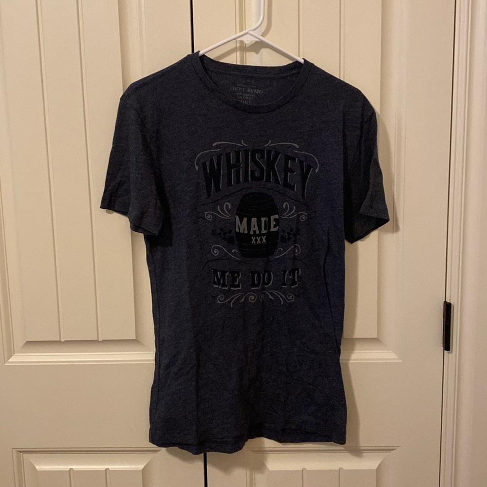 Blue whiskey shirt